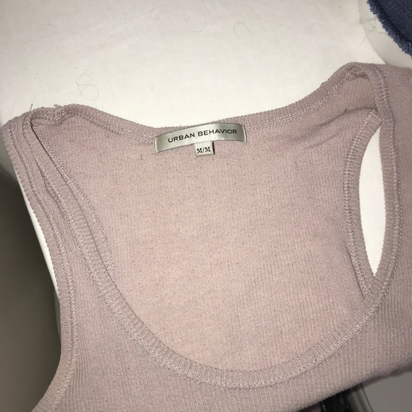 Urban Behaviour Brown Nude Round Neck Soft TankTop - Picture 8 of 8